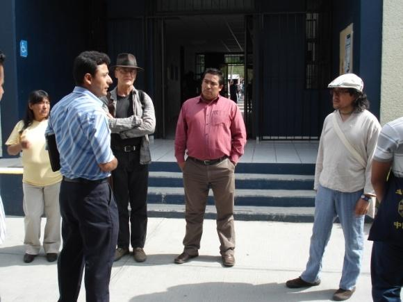 Visita del Dr. Ewald Hekking, de la Universidad Autónoma de Queretaro, lugar Escuela Superior de Tepeji del Río, el día 26 de El 26 de abril del año en curso se contó con la visita del Dr.