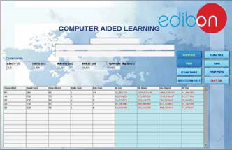 Es sencillo y muy fácil de usar, específicamente desarrollado por EDIBON. Es un software muy útil para el nivel de Educación Superior.