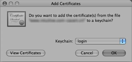 Paso 2 Step 2 Verifique que en Keychain: aparezca seleccionado login ( ),