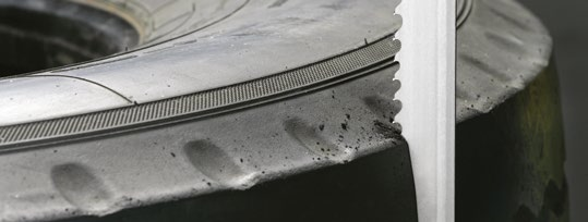 WIKUS Hojas de sierra de cinta de metal duro CYRE Hoja de sierra de cinta especialmente desarrollada para neumáticos Grupo de artículos 549 CYRE (aprox.