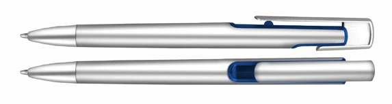Color de Tinta: Azul Roma Bolígrafo plástico acción desde el clip, con stylus y resaltador Medidas: 14.