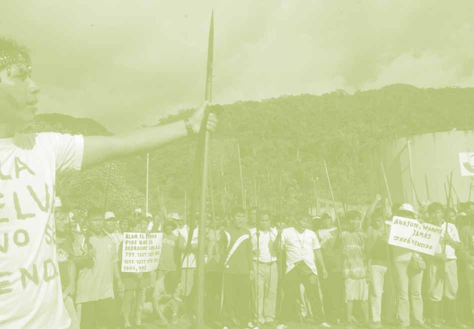Caso Bagua, Amazonas Los reclamos y protestas indígenas se iniciaron en abril del 2009 con tomas pacíficas de carreteras y puentes.