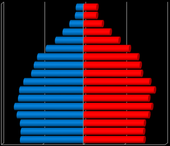 Gráfico 2. Pirámide poblacional Bogotá, D.C.