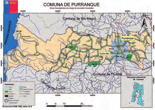 REGIÓN DE LOS LAGOS COMUNA DE PURRANQUE Mapa área homogéneas por Comuna 5.
