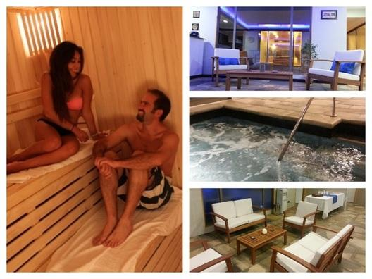 SPA latina AREA DE SPA Nuestro espacio único de rejuvenecimiento cuenta con una sauna, una sala de vapor, un jacuzzi grande y amplio espacio para relajarse en paz.