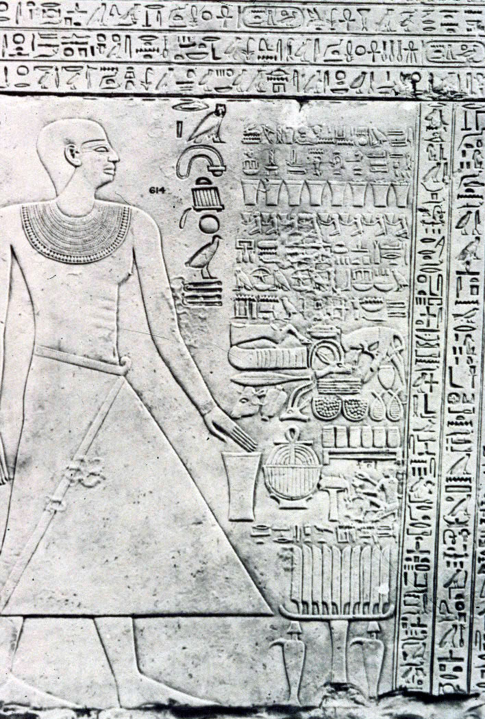 Escritura jeroglífica Egipto.