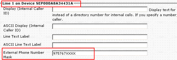 Página de la configuración de gateway De la página de la configuración del número de directorio, usted puede configurar y visualizar a la parte llamadora ID que aparece en el teléfono de la Parte