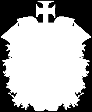El escudo es de estilo Castellano, se apoya en un motivo medieval, aunque la heráldica sólo hace constar los atributos que existen en la orla del centro, está cortado en dos campos: el superior en