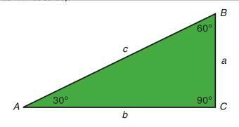 que existe entre los distintos lados de un triángulo rectángulo.