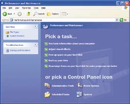 Introducción a Windows Si realiza un mantenimiento con regularidad, su computadora estará en óptimas condiciones de funcionamiento.