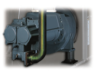 Los filtros con pliegues, de 2 micras, que se montan en todos los compresores Worthington-Creyssensac, han sido diseñados para proporcionar la máxima protección al circuito de aire/aceite mientras
