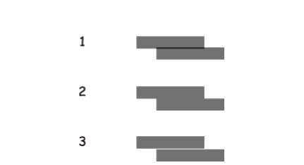 Alineación horizontal Después de elegir cada número de patrón, haga clic en Siguiente.