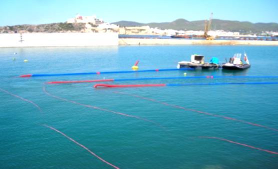 Seguimiento y control de dragados y nuevo muelle de Botafoc, en el Puerto de Ibiza, España