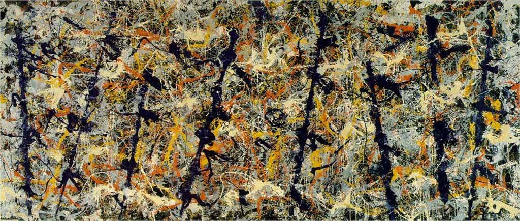 Postes azules, Jackson Pollock, 1952. No. 13. Rothko, 1950. La salita, Equipo crónica, 1970. 3.4. Acrílico.