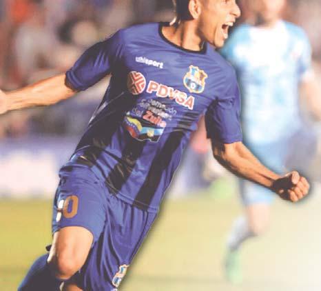 logró sus primeros tres puntos en la Libertadores Zulia FC histórico en Montevideo con pierna derecha al palo - ban Conde, para el 0-1 (31).