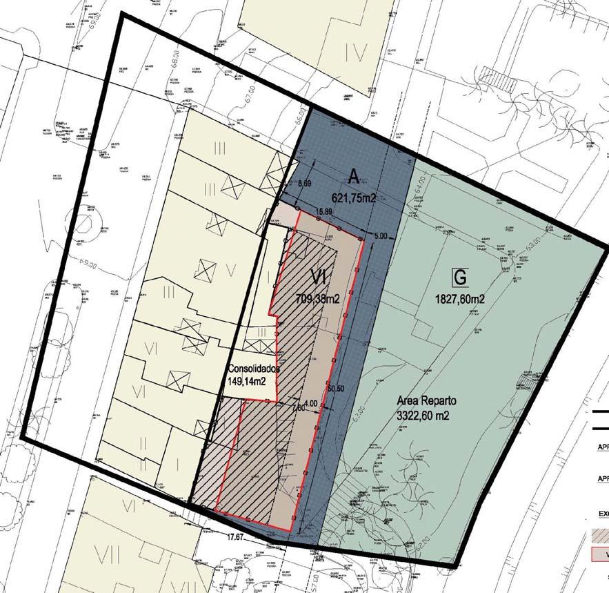 EXP.: U12004 Página 12 Se puede observar sombreadas en naranja el suelo residencial Clave 2, en azul la zona de la rambla del río Vinalopó Clave 64, en verde claro G las zonas verdes.