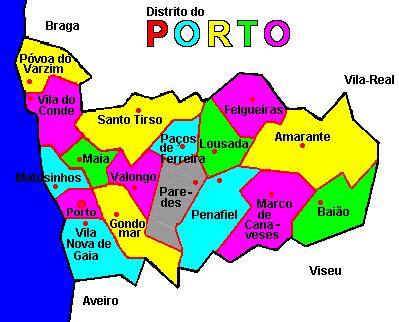 Figura 3: Mapa de Oporto. Figura 4: Mapa acotado por una longitud y latitud mínima y máxima.