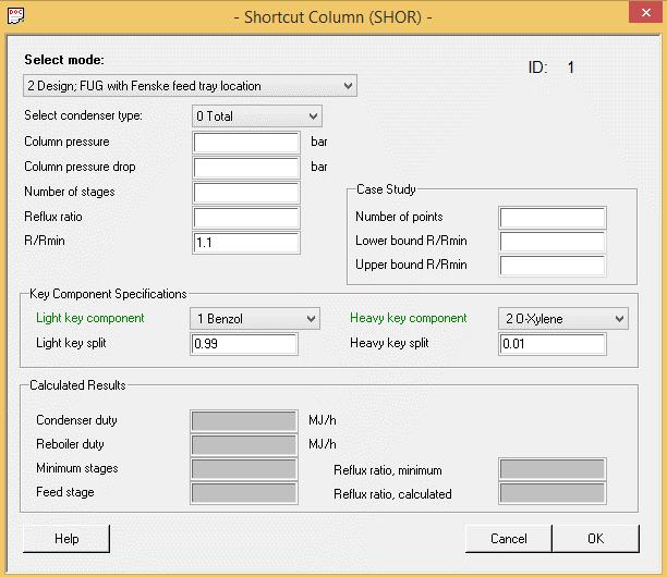 En el siguiente paso se inicializa la columna simplificada. En la ventana de configuración (figura 3) se pueden seleccionar tres opciones de diseño diferentes en «Select Mode».