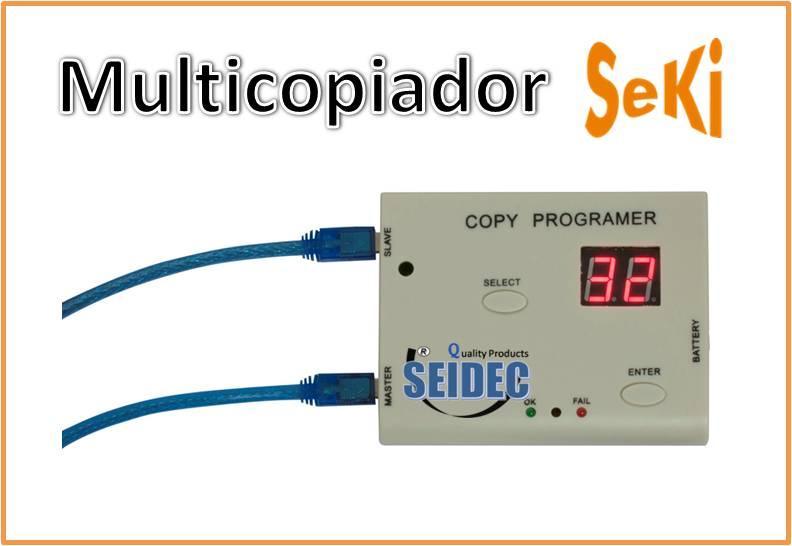 Multicopiador Duplicador de Mandos SEKI Code: 087-6099 Multi-Copiador duplicador Copie Funciones de Audio & Video Este es el Multicopiador para mandos, valido para clonar cualquier mando de la