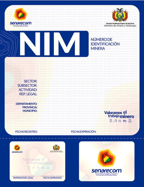 Las atribuciones detalladas se hacen operativas mediante la aplicación de los Formularios M-01 de Registro y Actualización al NIM o NIAR, Formulario M-02 de Compra y Venta de Minerales en el Mercado