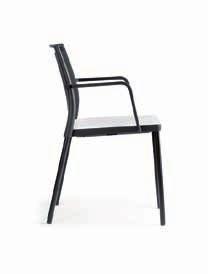 Existen dos variantes de estructura: silla fija de varilla y silla giratoria con base de