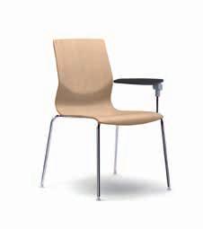 Flavia Actuales y polivalentes, las sillas de esta serie son perfectas para una oficina