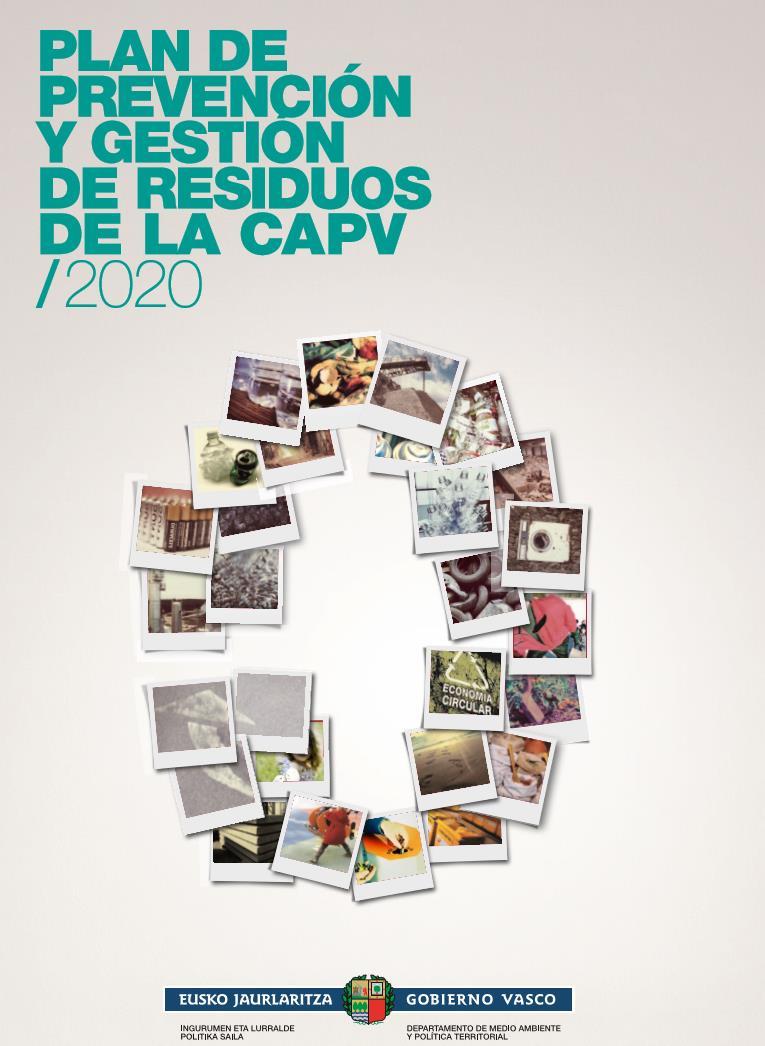 El nuevo Plan de Prevención y Gestión de Residuos 2020 de la CAPV tiene previsto no sólo subir en 10 puntos la valorización