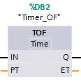 Instrucción Grafica TON Tabla 3. Temporizador con retardo a la conexión. 4.1.2.