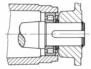 Disposición de un husillo para rectificado de interiores 77-1 Resortes de presión sobre rodamientos de bolas Un funcionamiento silencioso es un requisito esencial en los motores eléctricos.