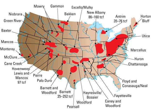 Exploración de Shale Gas en USA
