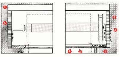 Dibujos constructivos Sección de cajón confeccionado para cinta