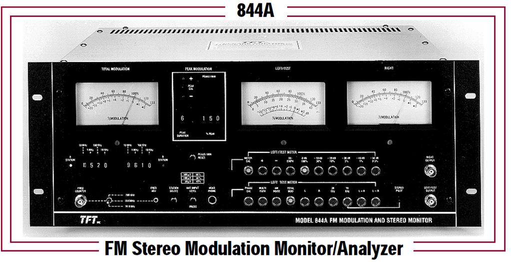 Figura TFT 844A FM Baseband Stereo Modulation Monitor.