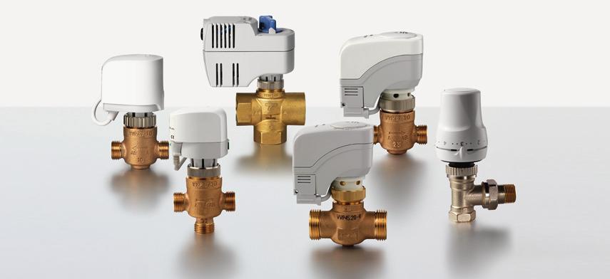 Suministramos válvulas y actuadores para aplicaciones HVAC y de refrigeración, así como aplicaciones de ambiente, zona y radiadores.