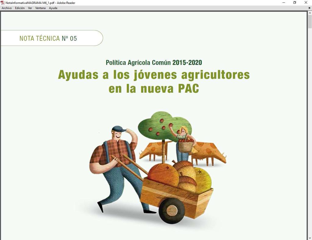 AYUDAS A LOS JOVENES AGRICULTORES EN LA PAC 2014-2020