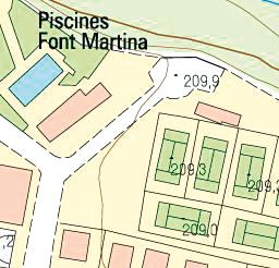 Font Martina Font situada prop de la llera de La Tordera, dedicada a Santa Martina, font amb llarga tradició al municipi, fins al punt que fins fa pocs anys l única escola del poble, portava aquest