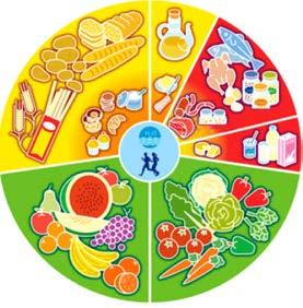 Pel seu caràcter gràfic: amb una simple ullada, es posa de manifest la importància relativa dels aliments de grups diferents en la dieta a través de la grandària dels sectors corresponents.