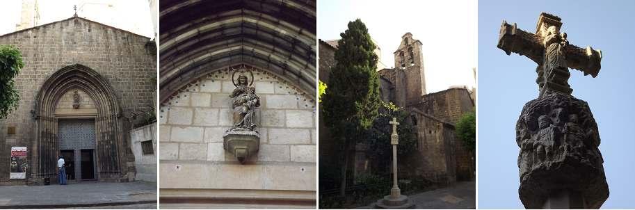 Oficina de Turismo, plaza Cataluña, 17 // Plaza de San Jaime, Ciudad 2 -- Barcelona 932 853 834 Iglesia de Santa Ana Este templo junto con su claustro son los restos del Monasterio de fundado en el S.