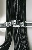 Gestión del cableado 1 2 Bridas para sección de cables