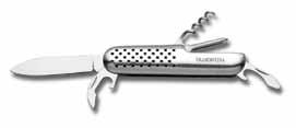 S K C D (2 1/3 ) Pocketknife 6 functions - stainless steel handle Navaja 6 funciones - mango