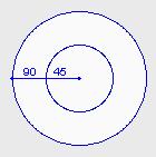 Àrea lateral: correspon amb l àrea lateral de tres cilindres: A1 = π r h = π 45 60 = 16964,60 cm A = π r h = π 90 60 = 3399,0 cm A3 = π r h = π 45 60 = 16964,60 cm Al = 16964,60+3399,0+16964,60 =