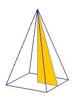 . Àrea de la piràmide i del tronc de piràmide Àrea de la piràmide En desenvolupar una piràmide s obtenen la base que és un polígon i les cares laterals que són triangles.