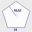 Es calcula l apotema: ap= 1 Ab= P ap = - 6 = 108 =10,39 cm 6 1 10,39 =374,1 cm Àrea total: At = 1058,18 + 374,1 = 143,30 cm 5.
