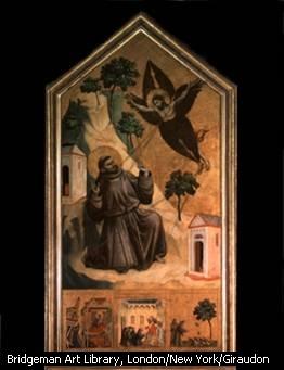 Estigmatización de san Francisco El naturalismo de Giotto en el fresco la Estigmatización de san Francisco (Louvre, París) supone una ruptura con la