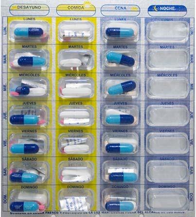 Sistema personalizado de dosificación Sistema de blíster preparado por el farmacéutico comunitario en el