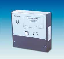 Sistemas de bloqueo antideflagrantes Central TSZ 0400 con fuente de alimentación La central TSZ 0400 cumple varias funciones: - alimentación de los detectores y electroimanes conectados - control y