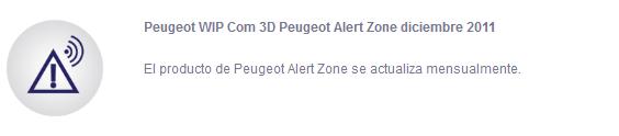Peugeot Alert Zone en la página web http://peugeot.navigation.com 1. Vaya al sitio http://peugeot.navigation.com/ 2.