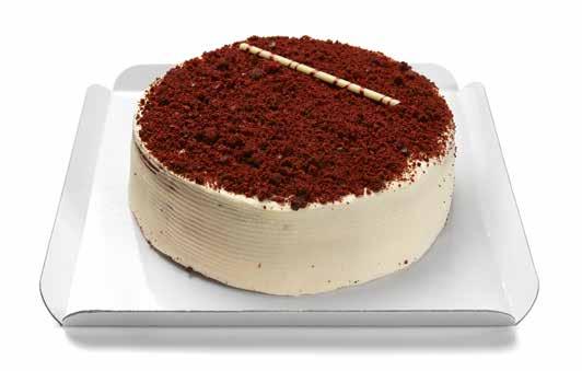Las tartas redondas están pensadas para celebraciones y para porciones en restaurantes.