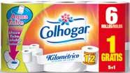 distintas variedades COLHOGAR Papel higiénico kilométrico, 5 rollos + 1 gratis Papel de