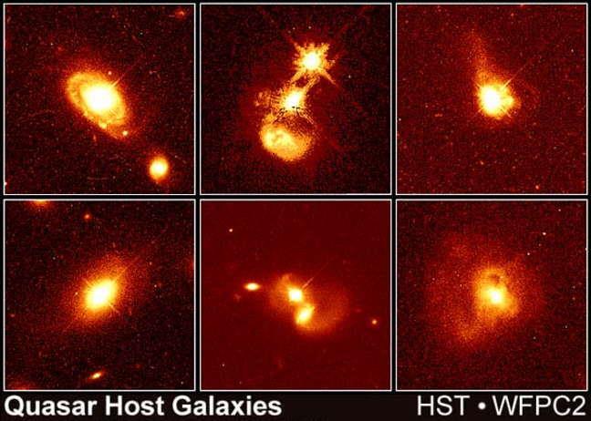 AGUJEROS NEGROS, QUASARES Y GALAXIAS. http://www.astromia.com/fotouniverso/quasares.htm Quásares y galaxias.