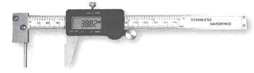 digital para pared de tubos 300325 0-150 mm calibre para trazado